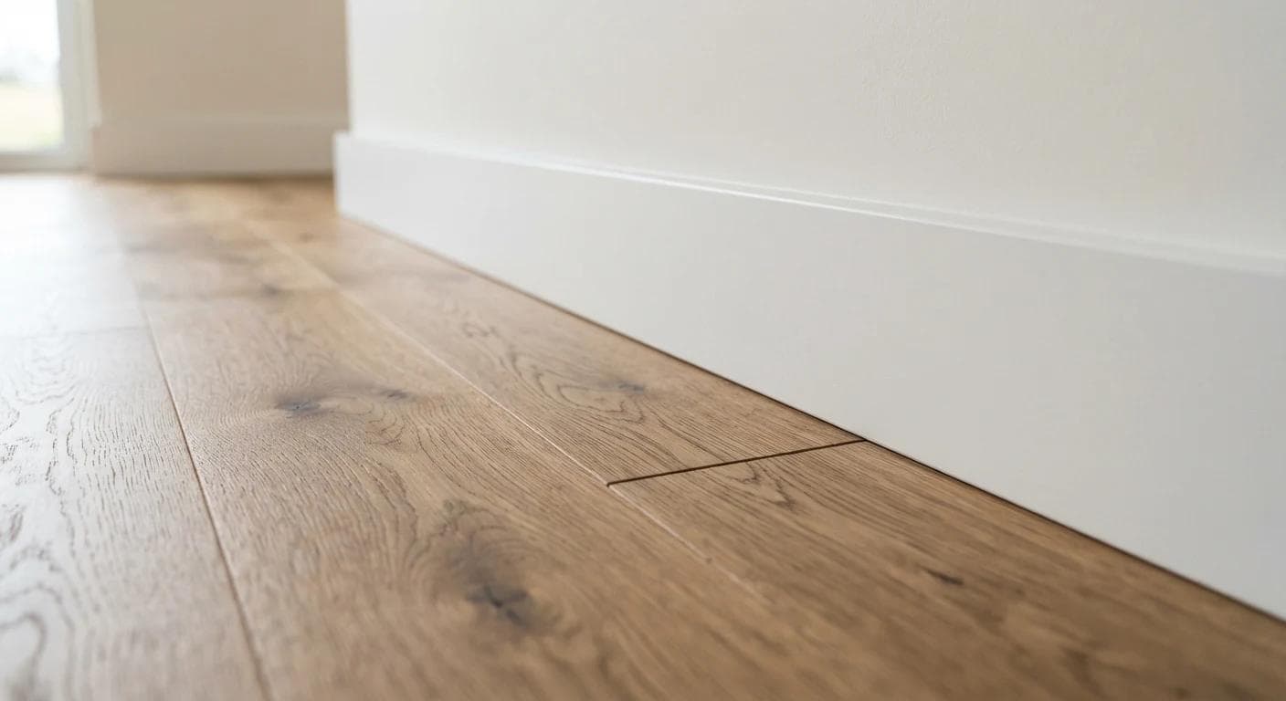 Pre-cut perimeter profiles being fitted in a repeating townhouse floor plan.